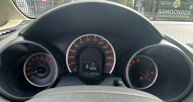 Honda Jazz cena 28500 przebieg: 122000, rok produkcji 2011 z Krobia małe 704